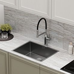 Sancos Смеситель для кухни Pride SC4011BNG нержавеющая сталь – фотография-2