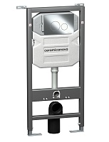 Ceramicanova Система инсталляции для унитазов Envision CN1001CH с кнопкой смыва Round цвет хром