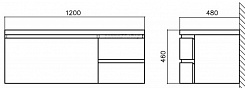 BelBagno Тумба с раковиной PROSPERO BB1200DC/RL – фотография-5