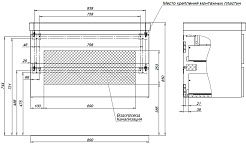 Aquanet Тумба с раковиной Вега 2.0 90 Flat подвесная бежевая матовая – фотография-16