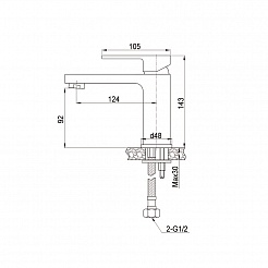 Raiber Смеситель для раковины Zuks R1601 – фотография-3