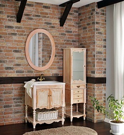 Атолл Мебель для ванной "Флоренция" apricot – фотография-1