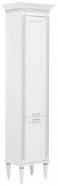Aquanet Пенал для ванной Селена 40 L белый/серебро – фотография-1