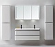 BelBagno Мебель для ванной ENERGIA-N 1200 Bianco Lucido, с двумя чашами, зеркало-шкаф – картинка-12