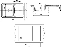 Dr. Gans Мойка кухонная Кардинал 760 терракота – фотография-4