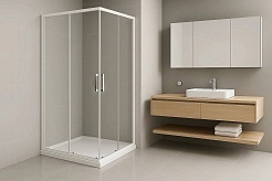 Royal Bath Душевой уголок 90/80 HPD RB 8090 HPD-T белый – фотография-2