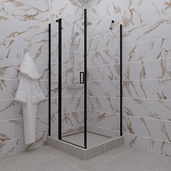 Triton Душевой уголок Йота-Блэк 90/90 Щ0000054032 – фотография-2