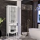 Opadiris Шкаф-пенал для ванной Лоренцо 55 белый матовый – фотография-9