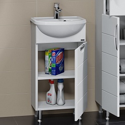 СанТа Тумба под раковину Родос 45 N белая – фотография-6