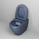 Grossman Унитаз подвесной Color GR-4411BLMS синий матовый – фотография-16