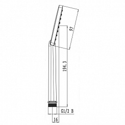 Lemark Лейка для душа LM1411C – фотография-2