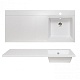 Runo Мебель для ванной Орион 105 L белая – картинка-21
