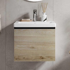 Vigo Тумба с раковиной Cross 500-0-1 подвесная дуб давос натуральный – фотография-3