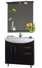 Водолей Мебель для ванной "Альфа 75" венге – фотография-1