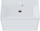 Vivon Тумба с раковиной Kristi 80 подвесная белая матовая рифленая – фотография-25