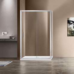Vincea Душевой уголок Garda 140x90 VSR-1G9014CL профиль хром стекло прозрачное – фотография-2