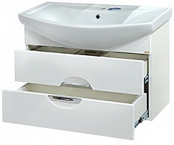 Misty Мебель для ванной Лаванда 80, 2 ящика, подвесная – фотография-3