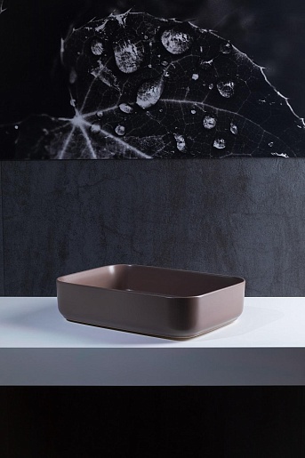 Allen Brau Мебельная накладная раковина Fantasy 50 4.11021.TP коричневый – фотография-4