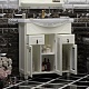 Opadiris Мебель для ванной Тибет 75 слоновая кость, с художественным стеклом – картинка-16