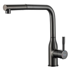 Frap Смеситель для кухни F6096-9 оружейная сталь – фотография-1