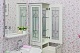 Sanflor Мебель для ванной Адель 65 белая, патина серебро – фотография-15