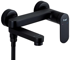 Frap Смеситель для ванны с душем H85 F3285-6 черный – фотография-3