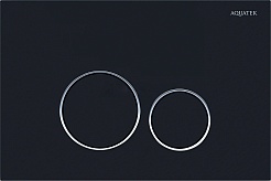 Aquatek Унитаз подвесной Лея AQ1199-00 в комплекте с инсталляцией Standard INS-0000012 с клавишей смыва KDI-0000020 матовый черный и крепления KKI-0000002 – фотография-4