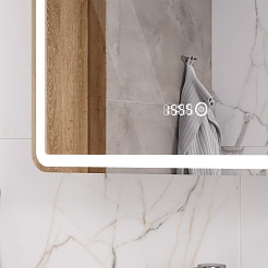 Equil Зеркальный шкаф Nice 60 R белый – фотография-8