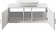 Brevita Мебель для ванной Richard 105 подвесная белая матовая – фотография-15
