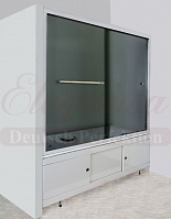 Elegansa Шторка для ванны "VORHANG" Grey (3100) тонированное стекло