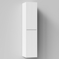 Водолей Шкаф пенал подвесной Тач 30 L с б/к белый – фотография-2