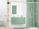 Brevita Тумба с раковиной Verde 100 подвесная зеленая – картинка-20
