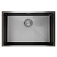 Mixline Мойка подстольный монтаж 65/44 (3,0) выпуск 3 1/2 черный графит НАНО декор – фотография-5