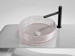 Ceramicanova Мебельная раковина Cristal 36 CN6061 розовая – фотография-6