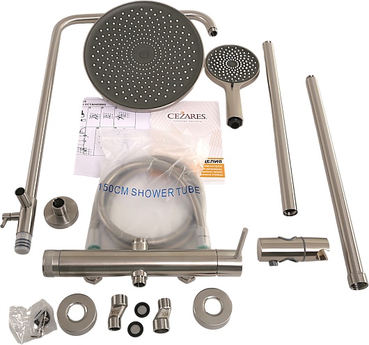 Cezares Душевая система RELAX-CD-IN сатин – картинка-7