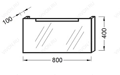 Jacob Delafon Зеркало "Stillness 80" – фотография-2