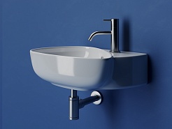 Ceramicanova Раковина угловая Element 49/35 CN5049 белая – фотография-6