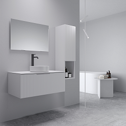 Зов Тумба под раковину Кито Флавио 60 подвесная белая – фотография-3