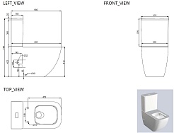Allen Brau Чаша напольного унитаза Liberty 4.33013.20 белый – фотография-7