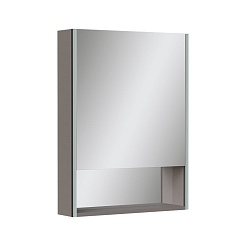 Equil Зеркальный шкаф Smile 60 R лен антрацит – фотография-2