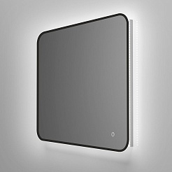 Vincea Зеркало 80x60 VLM-3VC800B с ореольной подсветкой черное – фотография-2