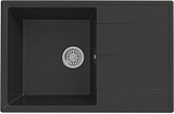 Teymi Мойка кухонная Hanna Smart 74 кварцевая черная матовая