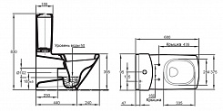 Jacob Delafon Чаша унитаза Escale 19038W с микролифтом – фотография-4