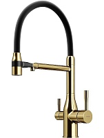 Sancos Смеситель для кухни Garda SC4009BG брашированное золото PVD покрытие