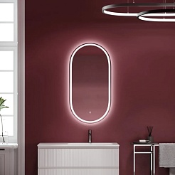 Sancos Зеркало Oval 55/105 с фронтальной подсветкой OV55F – фотография-3