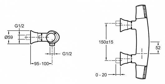 Jacob Delafon Термостат Symbol E71683-CP – фотография-2