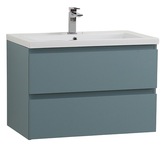 BelBagno Тумба под раковину Kraft 75 подвесная Голубой матовый – фото-1