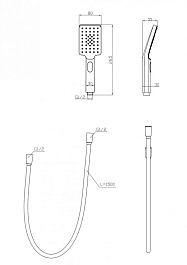BelBagno Душевая система Luce LUC-VSCM-NERO чёрная – фотография-4