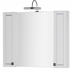 Aquanet Мебель для ванной "Честер 105" белый/серебро – фотография-12
