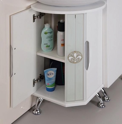 Onika Тумба с раковиной Флорена 40.10 белая – фотография-2